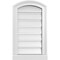 Ekena Millwork Arch Top Surface Mount PVC Gable Vent w/ 2"W x 2"P Brickmould Sill Frame, 14"W x 22"H GVPAR14X2203SN - alternate 1